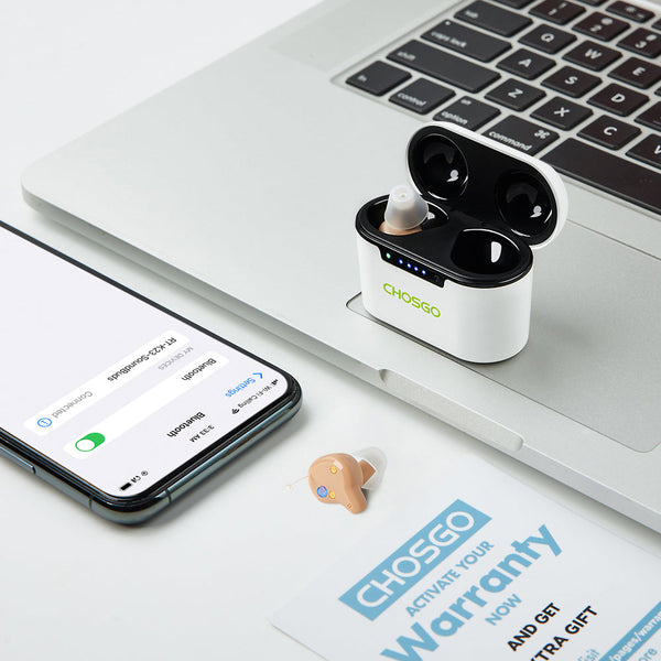 K23 Bluetooth OTC Hearing Aids for Seniors | Calling + Music Streaming – CHOSGO