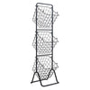 3-Tier Fruit Basket Stand with Adjustable Heights