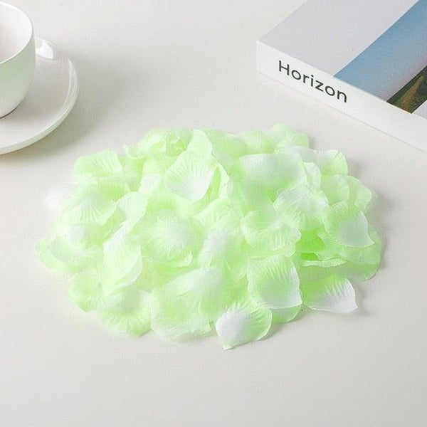 1000PCs Fake Separated Deodorized Rose Petals Party Decorations Artificial Flowers Romantic Wedding Marriage Accessories For Valentine Gifts