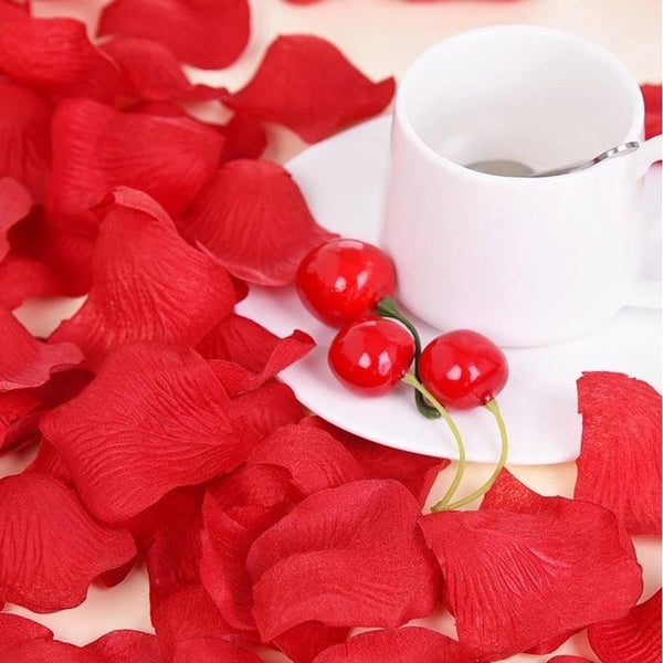 1000PCs Fake Separated Deodorized Rose Petals Party Decorations Artificial Flowers Romantic Wedding Marriage Accessories For Valentine Gifts
