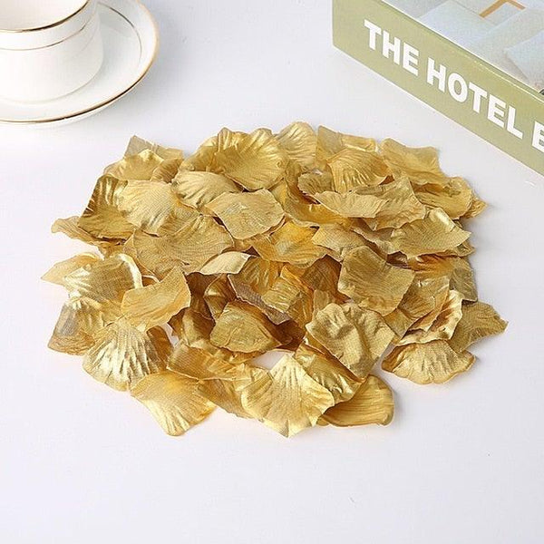 1000PCs Fake Separated Deodorized Rose Petals Party Decorations Artificial Flowers Romantic Wedding Marriage Accessories For Valentine Gifts