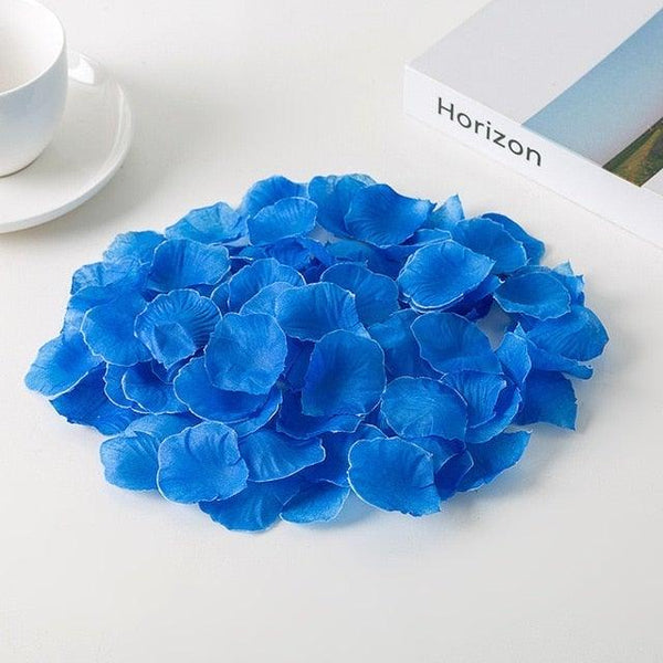 1000PCs Fake Separated Deodorized Rose Petals Party Decorations Artificial Flowers Romantic Wedding Marriage Accessories For Valentine Gifts