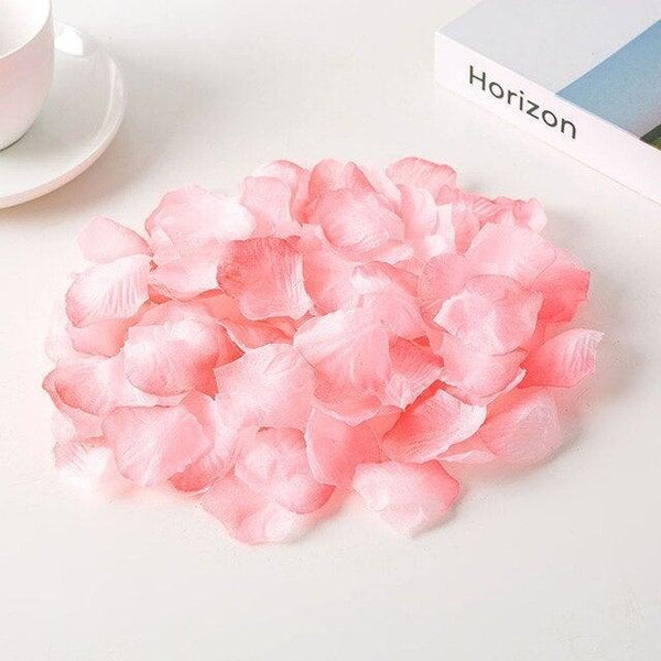 1000PCs Fake Separated Deodorized Rose Petals Party Decorations Artificial Flowers Romantic Wedding Marriage Accessories For Valentine Gifts