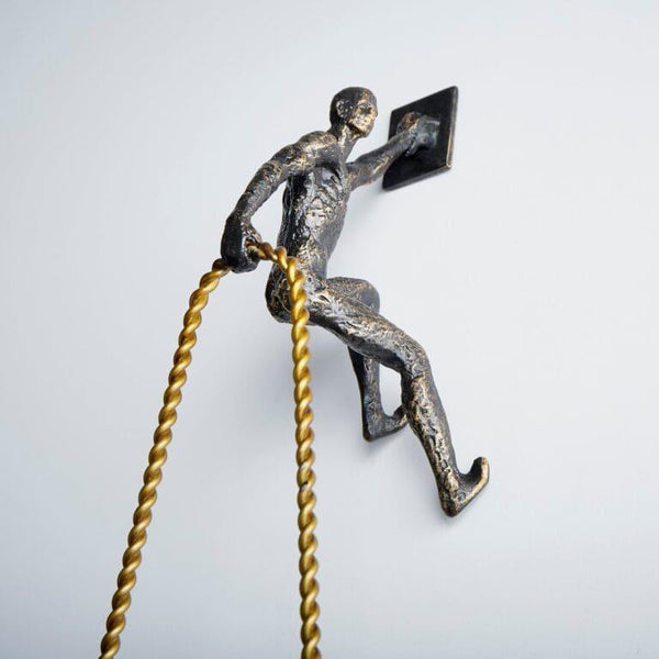 Muscle Man Mirror | Golden Bronze