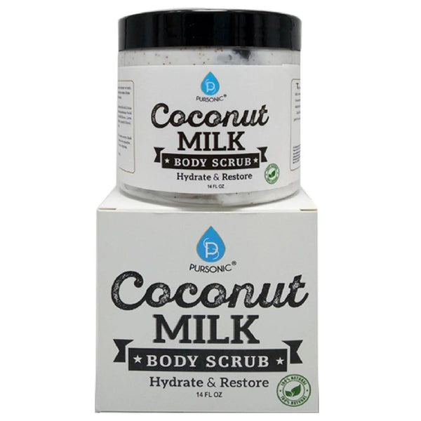 100% Natural Coconut Milk Body Scrub 14oz - Gifts for You 'n Me