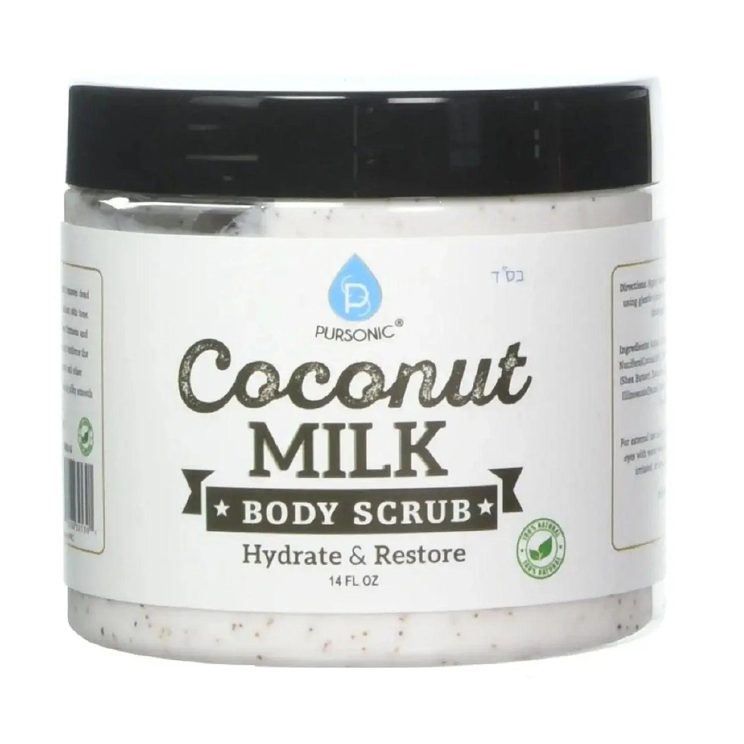 100% Natural Coconut Milk Body Scrub 14oz - Gifts for You 'n Me