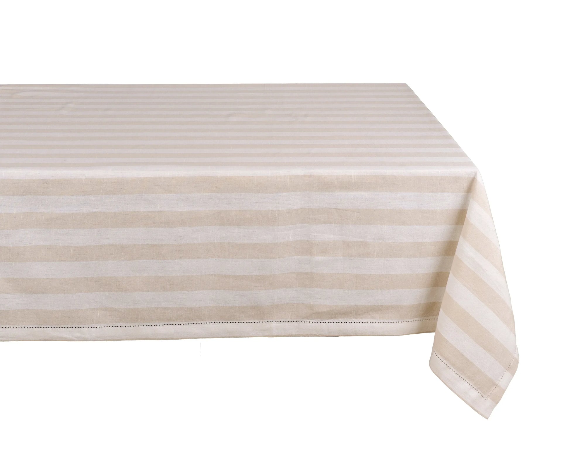 Striped Cotton Linen Tablecloth