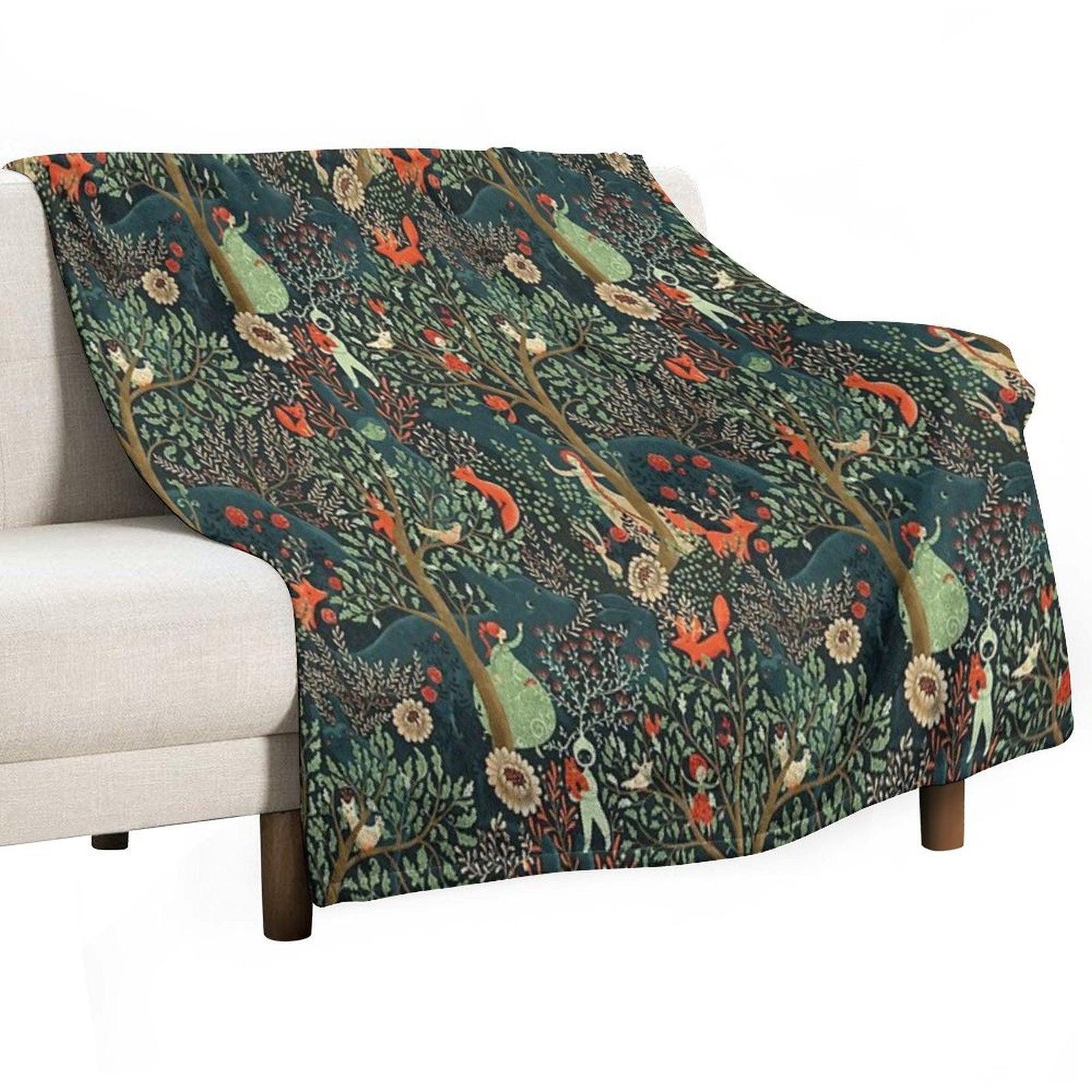 Whimsical Wonderland Throw Blanket