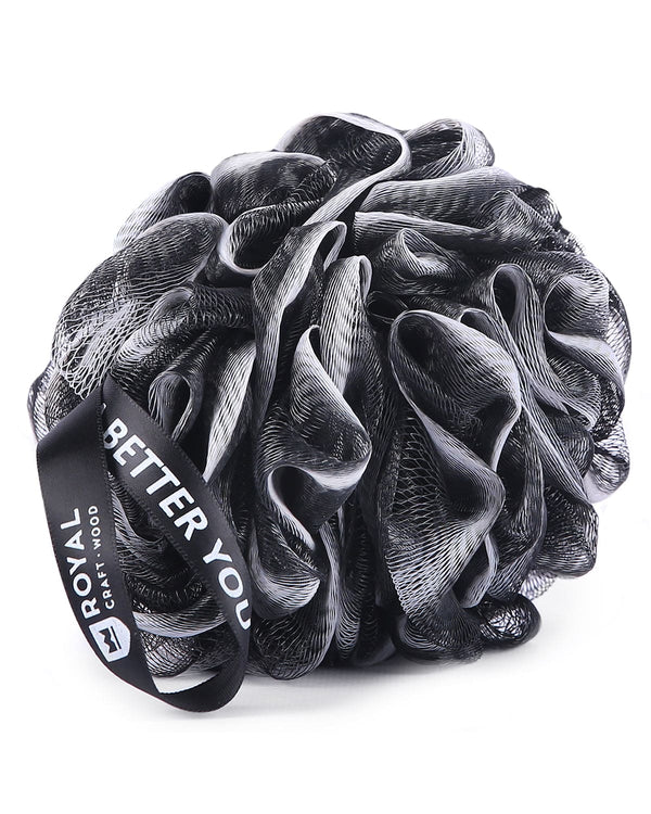 Bath Sponge Set of 3, Black