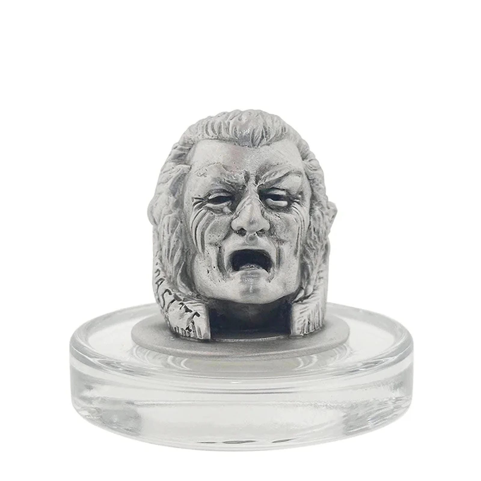 Florida State University FSU Logo Heritage Decanter with 3D Chief Osceola and 2 Glasses with Chest Box