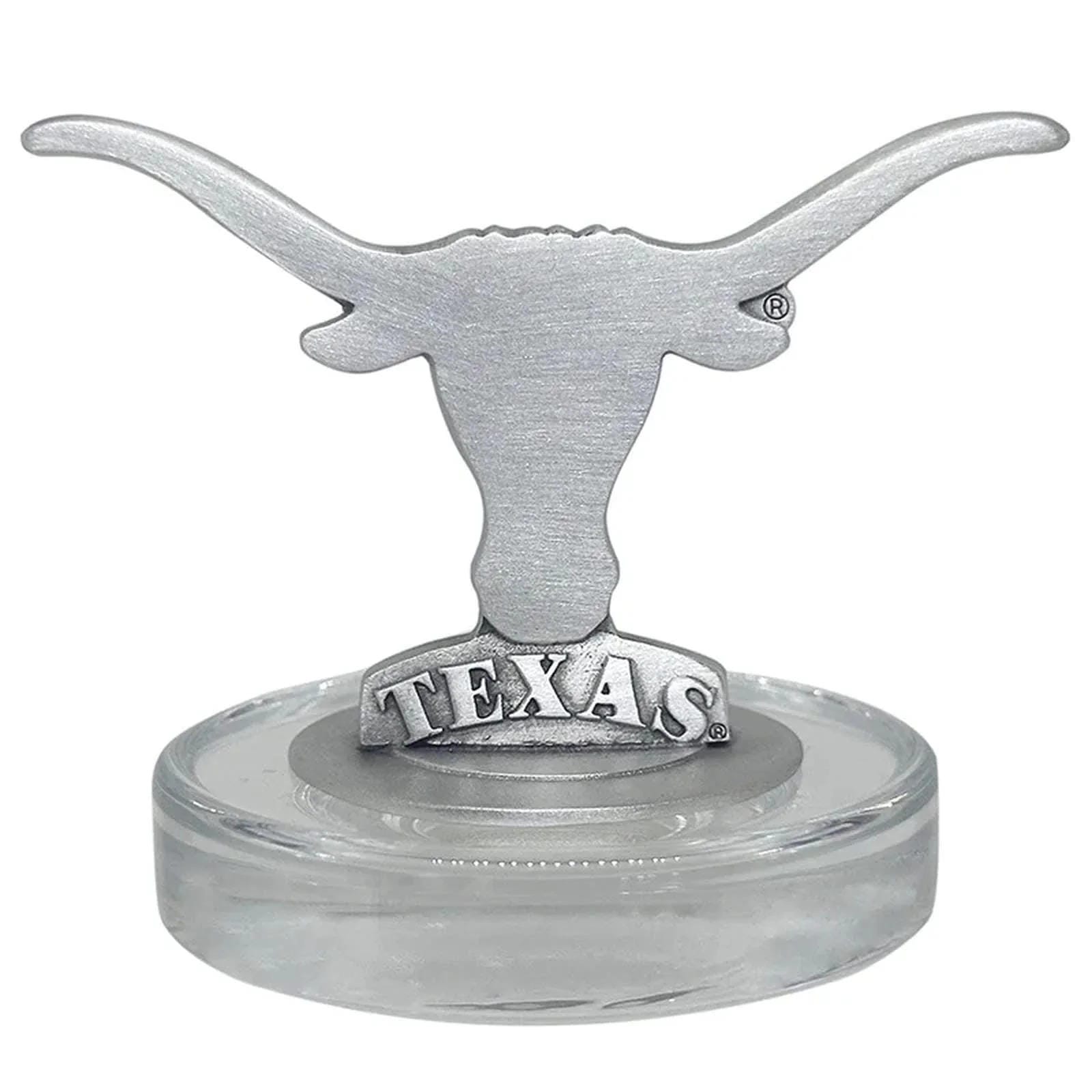 University of Texas at Austin Heritage Decanter with 3D Top Longhorn and 2 Glasses with Chest Box