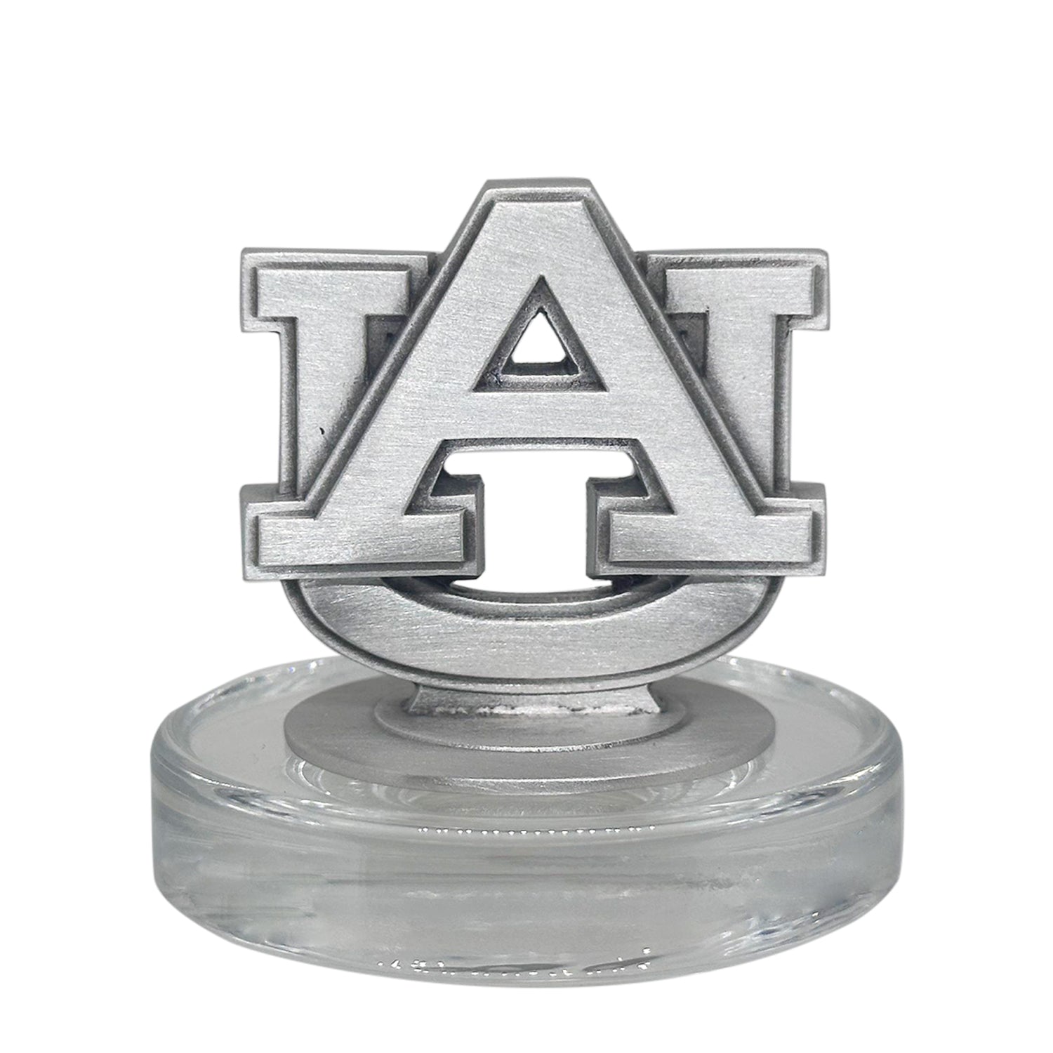 Auburn University Heritage Decanter with 3D Top  and 2 Glasses with Chest Box