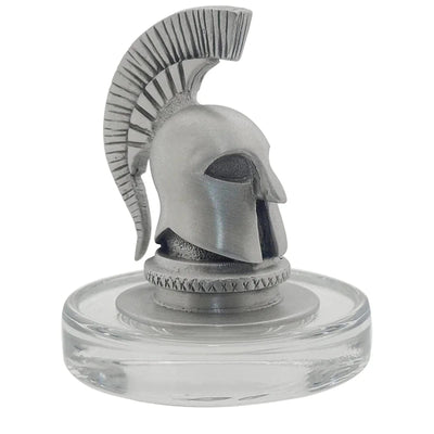 Michigan State University Heritage Decanter with 3D Top Sparty Helmet and 2 Glasses with Chest Box