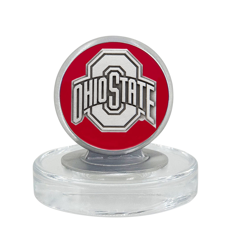2024-25 Ohio State Football Championship Heritage Decanter and 2 Glasses w/  3D Top w/ Chest Box