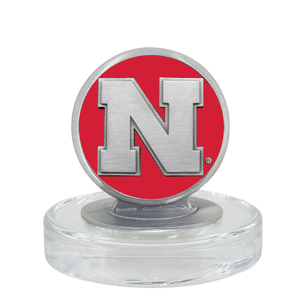 University of Nebraska Heritage Decanter with 3D Top & 2 Glasses