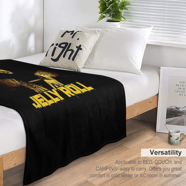 Jelly Roll Eco-conscious Throw Blanket