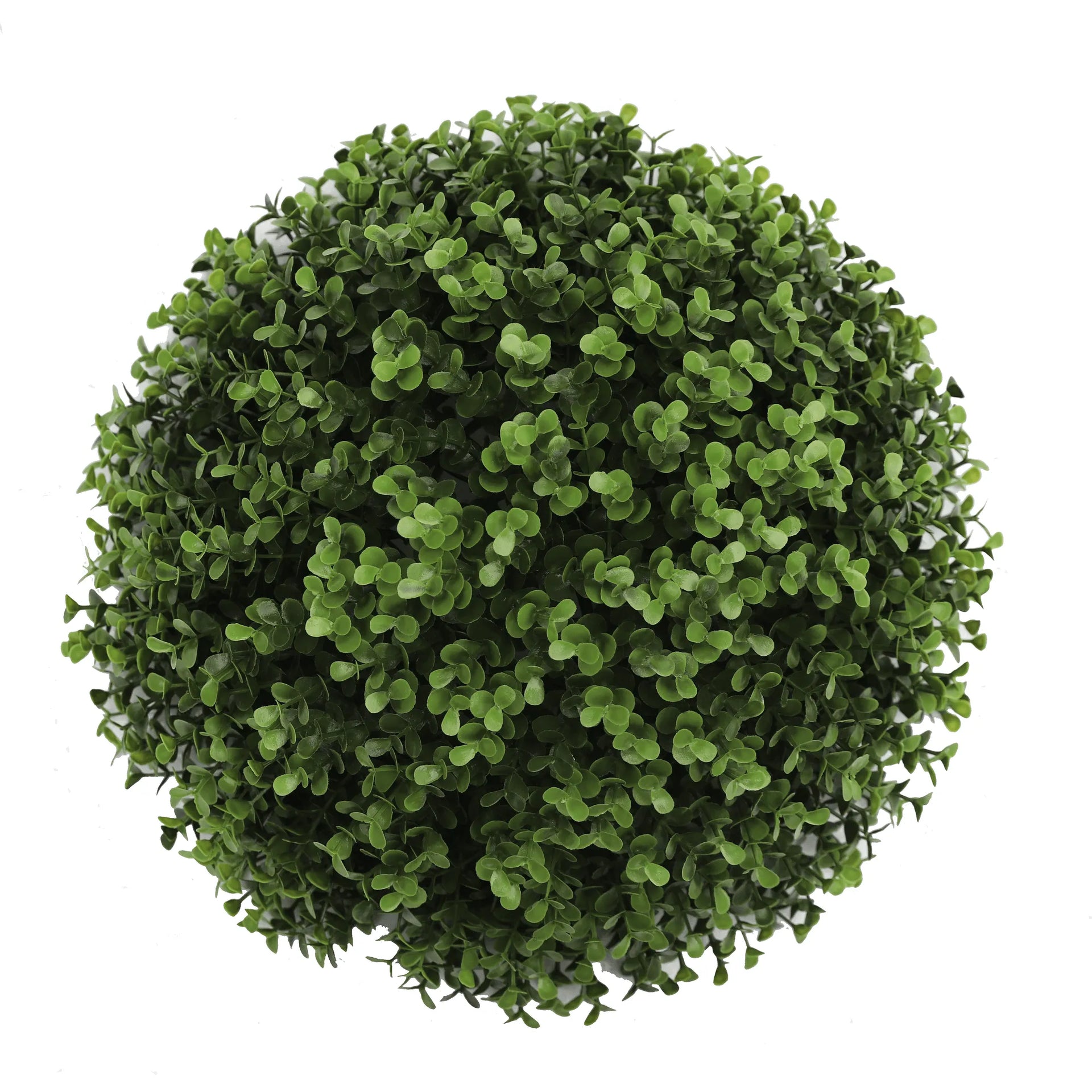 Dark Boxwood Artificial Topiary Ball Set of 2 17in – UV Resistant