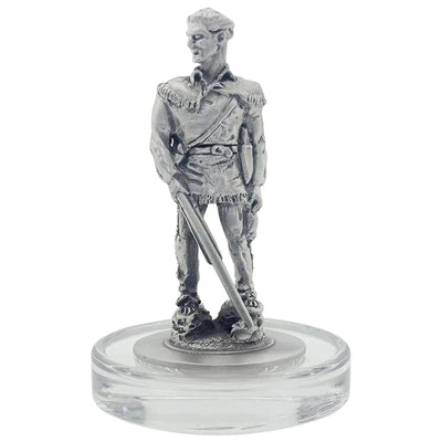 West Virginia University Heritage Decanter with 3D Top Mountaineer and 2 Glasses with Chest Box