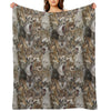 Wolves Pattern Velvety-soft Throw Blanket