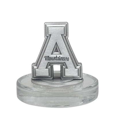 Appalachian State University Heritage Decanter with 3D Top and 2 Glasses with Chest Box