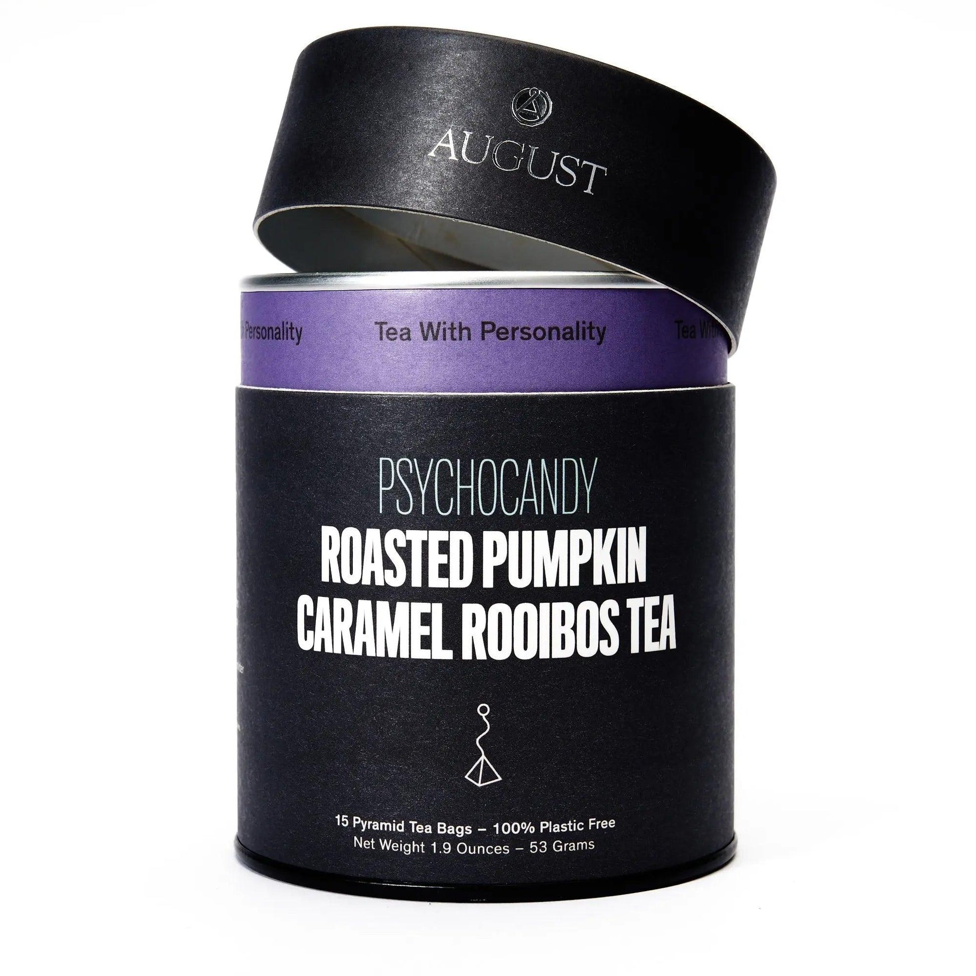 Psychocandy - Roasted Pumpkin Caramel Rooibos Tea (Caffeine Free) (15 Tea Bags)
