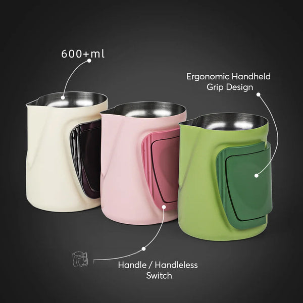 Convertible Foldable Handle Latte Pitcher