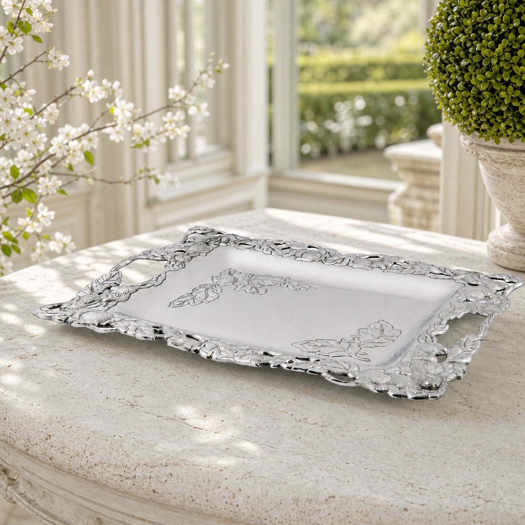 Bunny Large Platter: Rustic Elegance Meets Nature's Charm