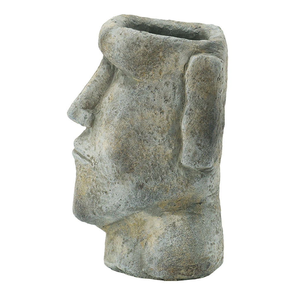 5x5.5x9' Easter Island Cement Planter