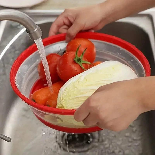 10.5 inch Collapsible Food Plate Lid Cover