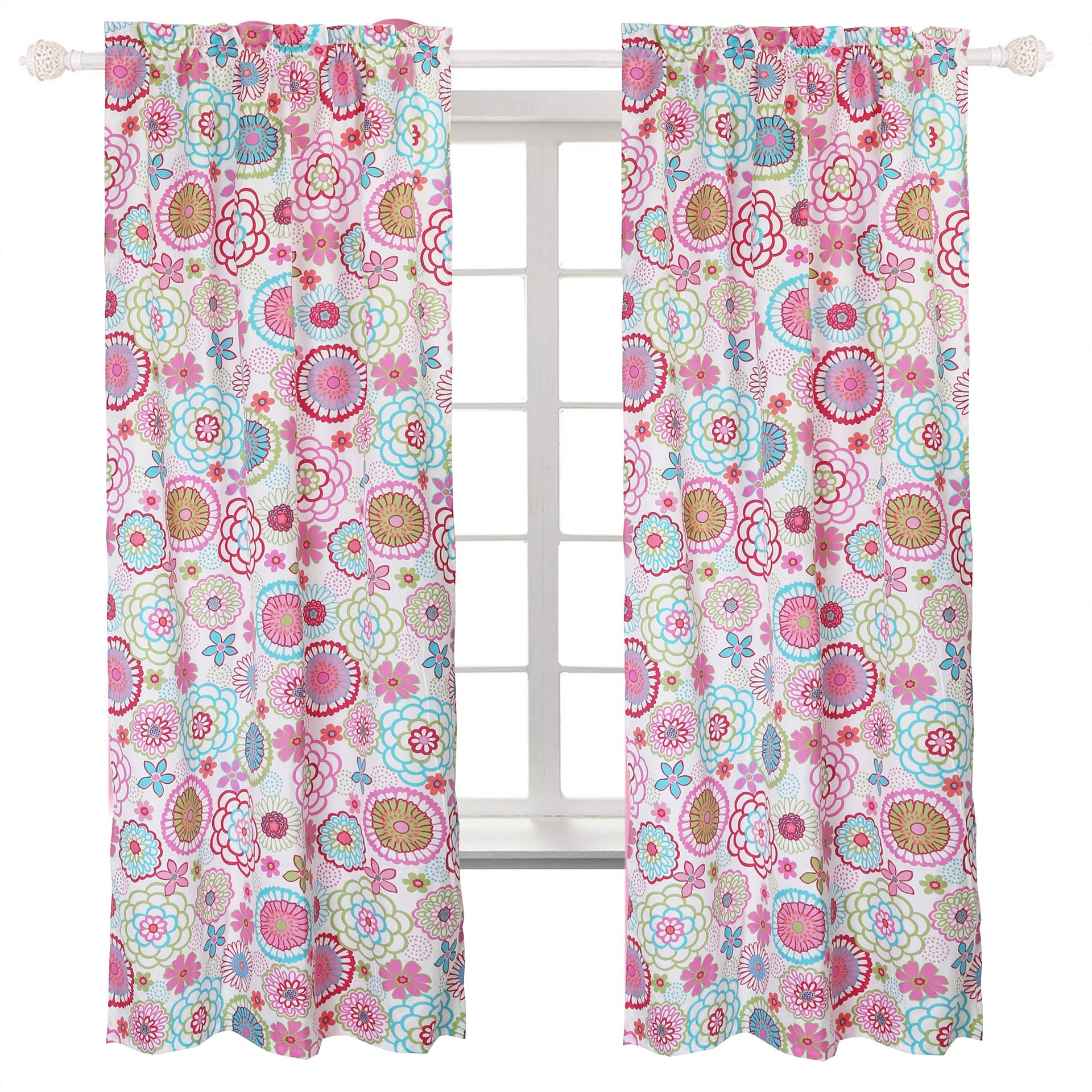 Mariah Pink Floral Dot Reversible Quilt Bedding Set
