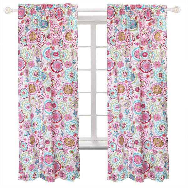 Mariah Pink Floral Dot Reversible Quilt Bedding Set