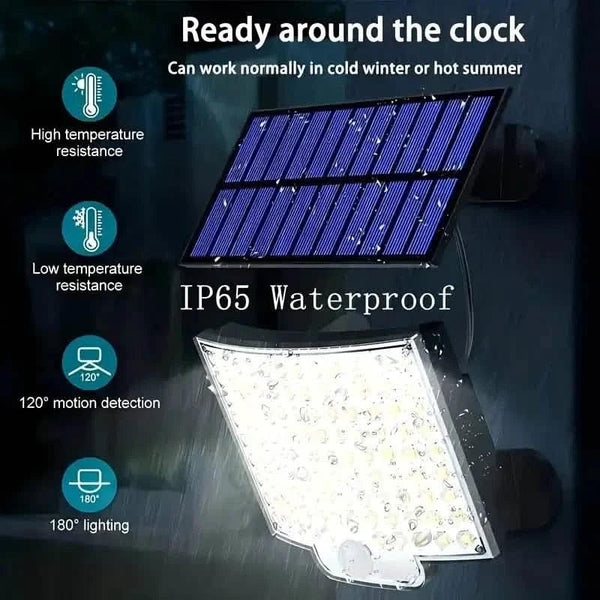 106 LED Security Lamp Dusk To Dawn 270° Wide Angle Outdoor Lighting