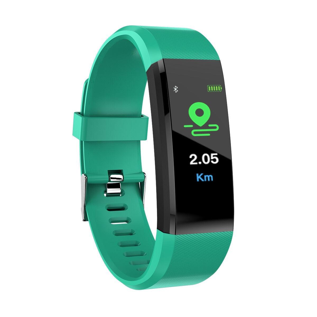 115Plus Fitness Tracker - Heart Rate & Blood Oxygen Monitor, IP67 Waterproof, Sleep & Activity Tracking