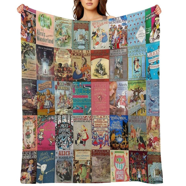Alice in Wonderland Throw Blanket