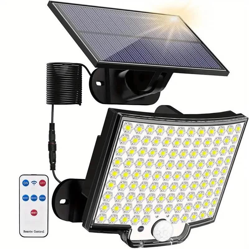 106LED Super Bright Motion Sensor Solar Power LED Garden Wall Light