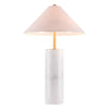 Ciara Table Lamp Beige & White