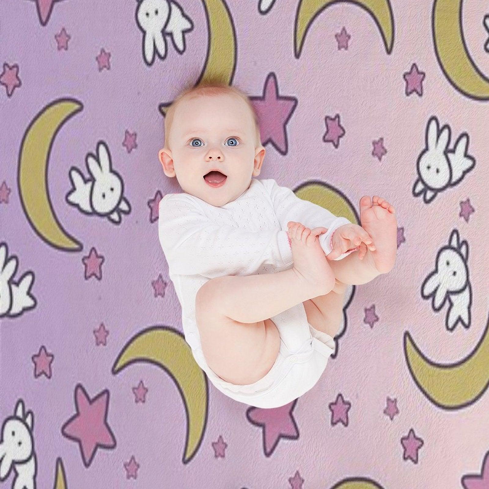 Sailor Moon - Usagi's Print Moon Bunny Blanket Throw Blanket