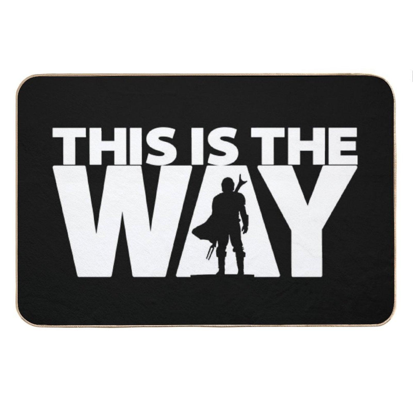 This Is The Way  Geekdom Series  DopeyArt Bath Mat