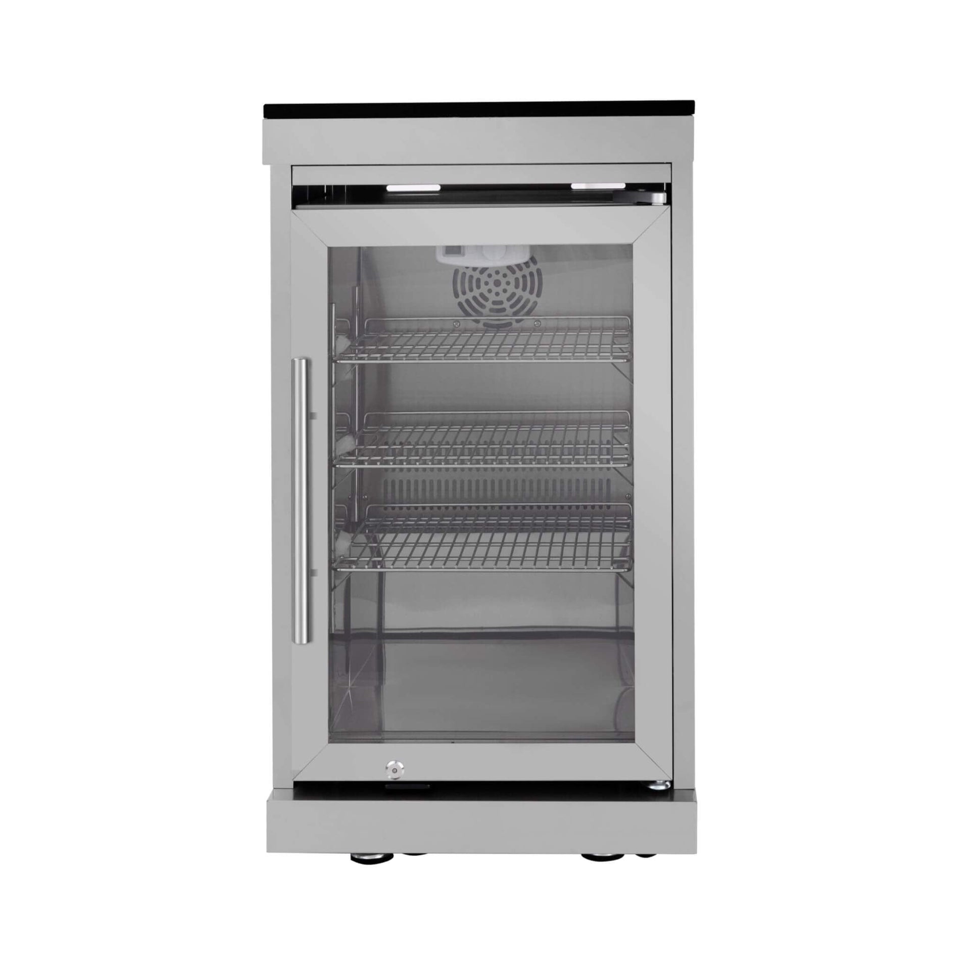 Blaze 108-Inch 6-Burner 85K BTU Deluxe Stainless Steel Liquid Propane Outdoor Kitchen Grill Island With Wine Cooler, Rotisserie, Cabinets, And Granite Countertops (SAK58310)