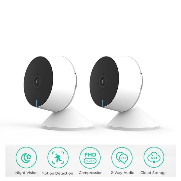 1080P IP Wifi Camera Indoor Surveillance Camera Baby Monitor Mini Cam Home Security Webcam Motion Detection with Night Vision AIl Human Detection Activity Zone