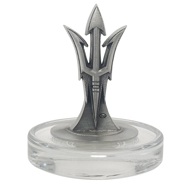 Arizona State University Pitch Fork Logo Royal Decanter with 3D Top