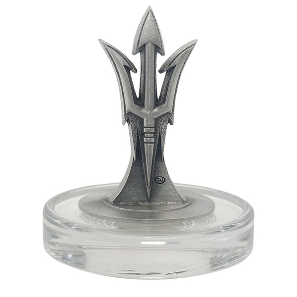 Arizona State University Pitch Fork Logo Royal Decanter with 3D Top