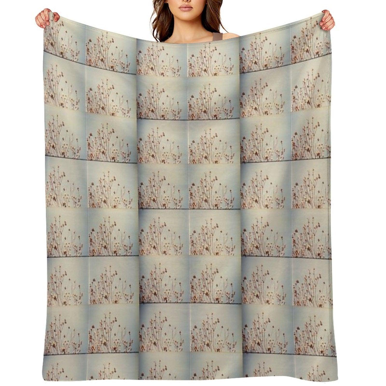 Tree Times Four Throw Blanket