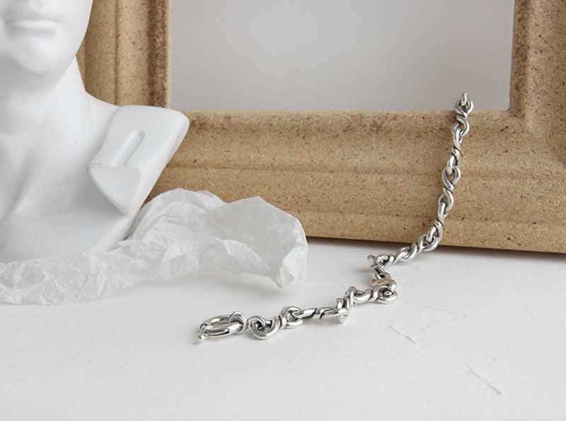 925 Sterling Silver Retro Bracelet Vintage Womens Jewelry