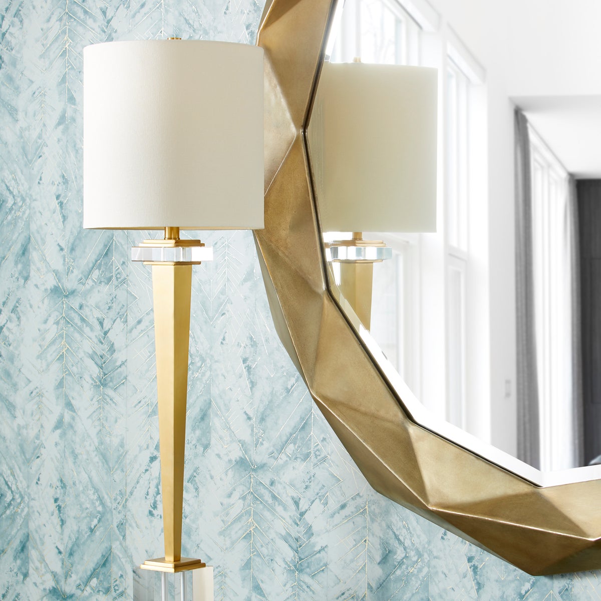 Statuette Table Lamp Designed by J. Kent Martin | Brass