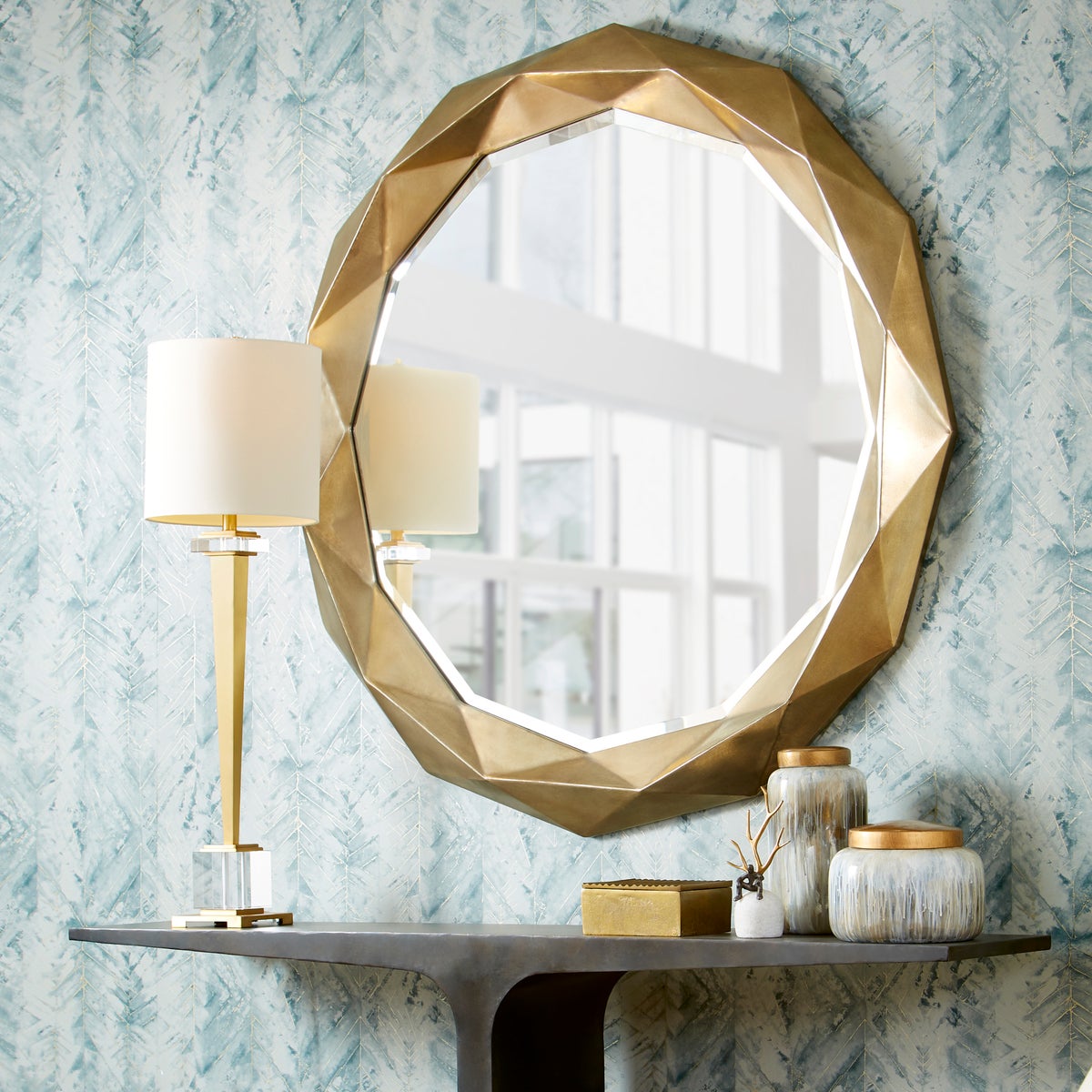 Statuette Table Lamp Designed by J. Kent Martin | Brass