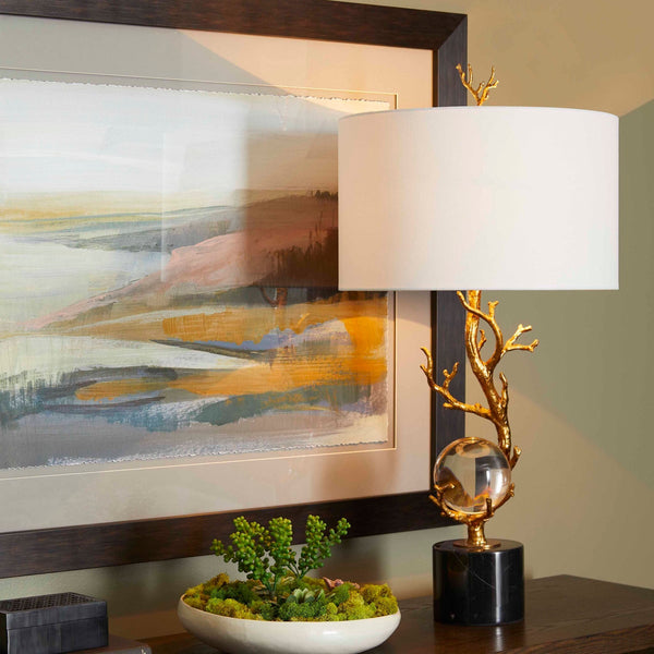 Autumnus Table Lamp | Gold Leaf - Gifts for You 'n Me