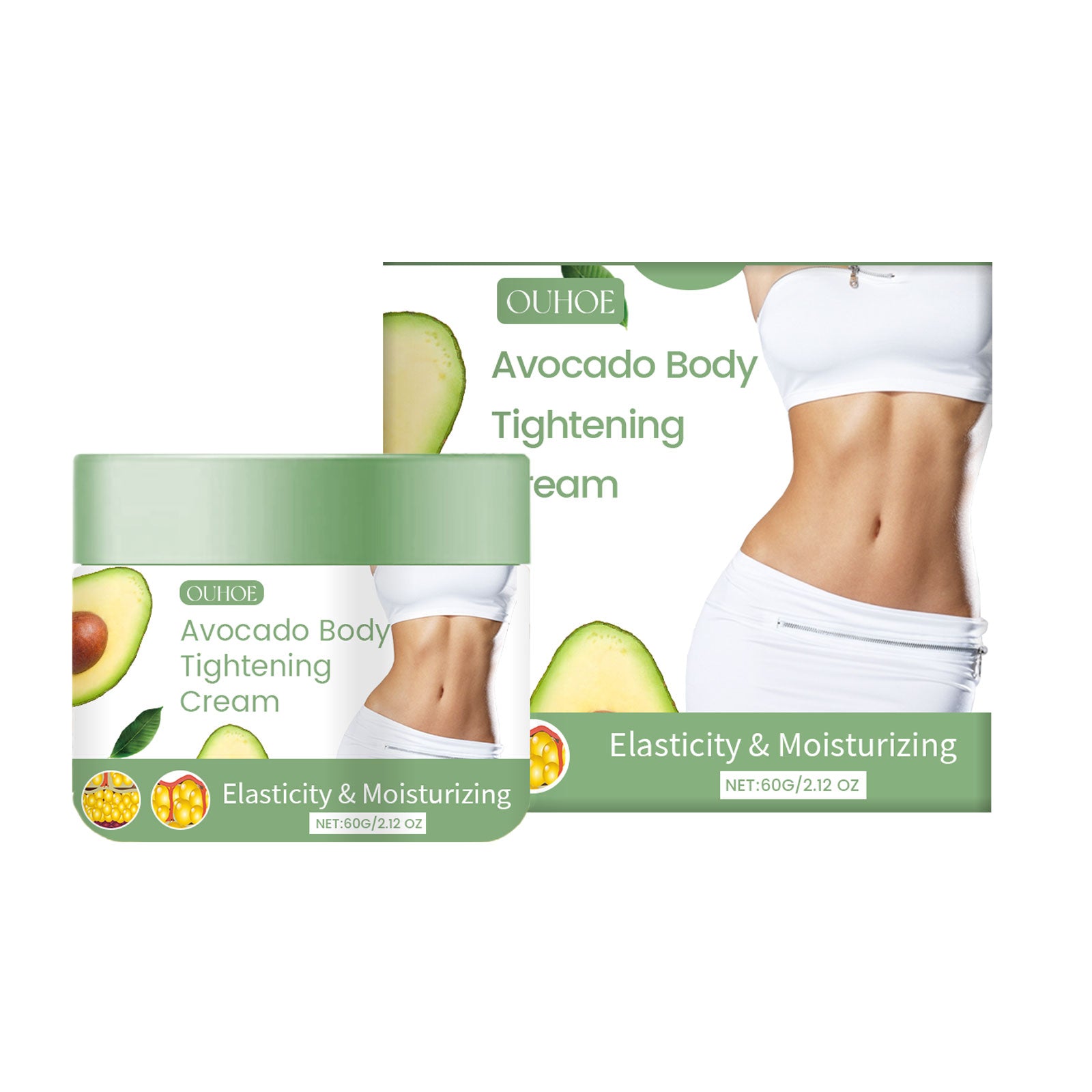 Body Tightening Cream, Light Body Care Moisturizing Daily Care Nourishing Skin Cream