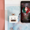 Portable Retro Robot Shape Bluetooth Speaker Cartoon Mini Outdoor Wireless Speaker HIFI Bass Column Loudspeaker With Microphone