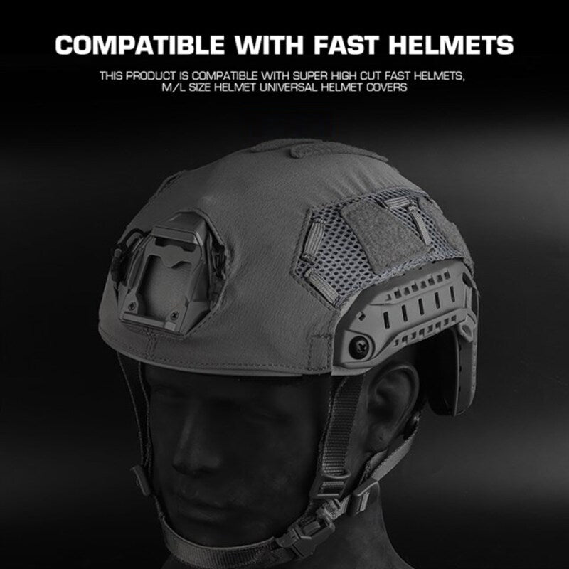 FAST SF Ultra-high Cut Camouflage Helmet Cover (Medium Size, M)